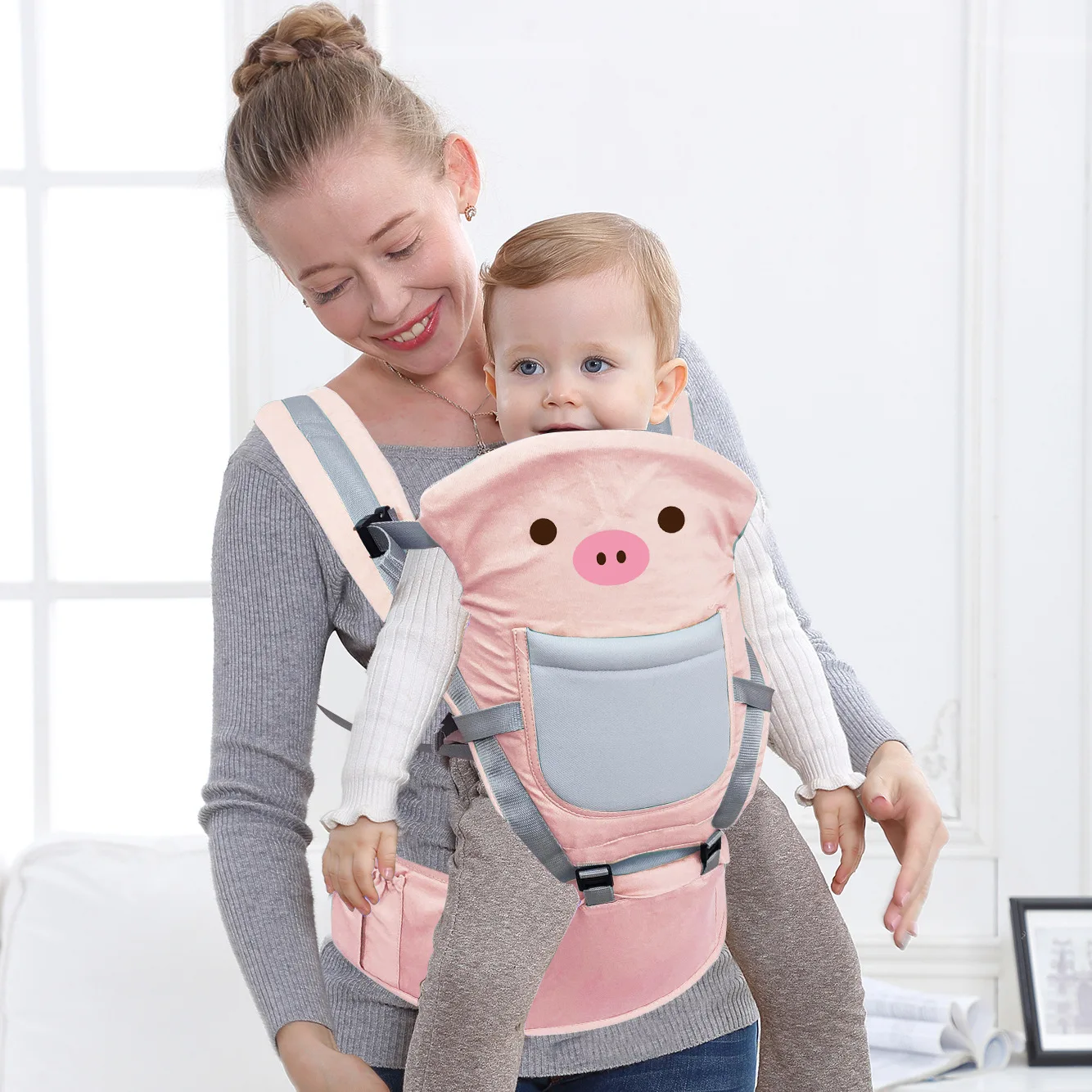 Baby Carrier Infant Kid Baby Hipseat Sling Front Facing Kangaroo Baby Wrap Carrier for Baby Travel 0-36 Months Ergonomic Baby Carrier Infant Kid Baby Hipseat Sling Front Facing Kangaroo Baby Wrap Carrier for Baby Travel 0-36 Months Ergonomic