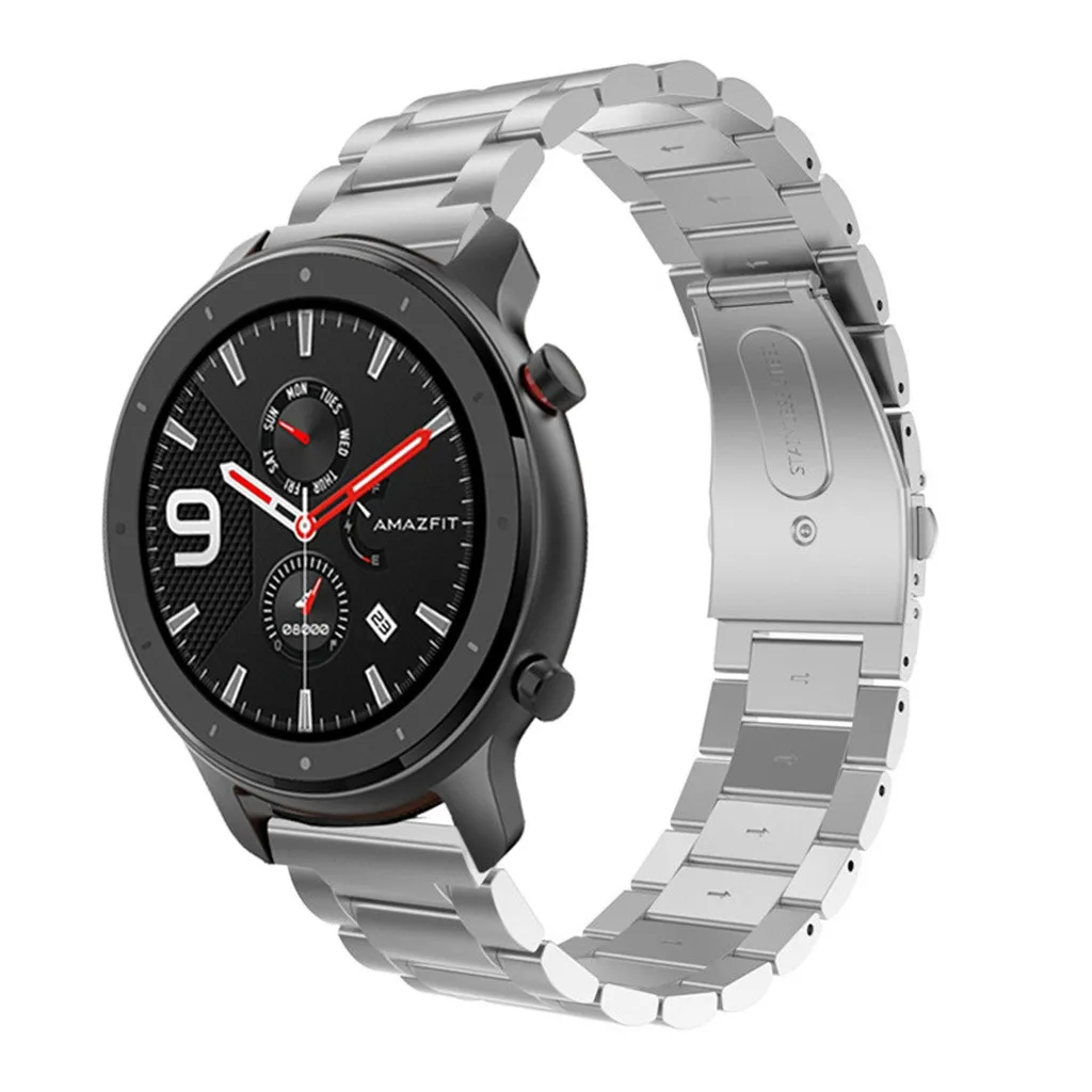 Ремешок для смарт-часов AMAZFIT GTR 47 мм ремешок для часов из нержавеющей стали сменный ремешок аксессуары для часов AMAZFIT GTR# A