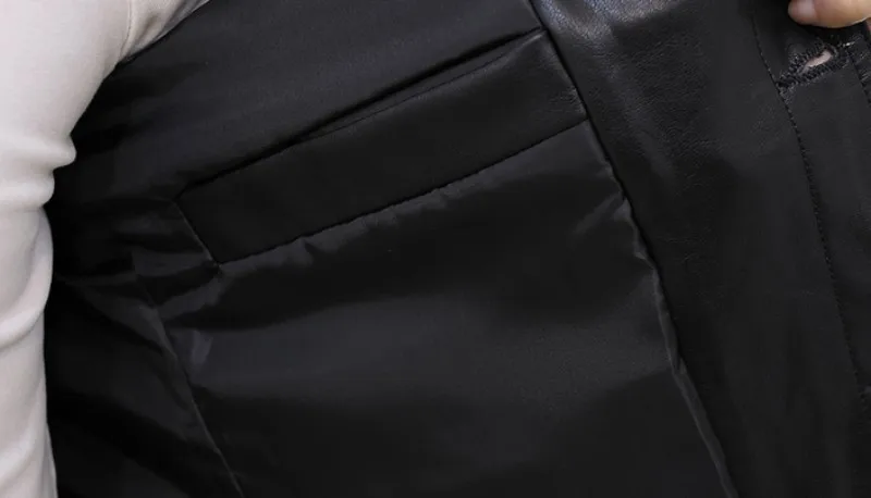 Мотоциклетная куртка из искусственной кожи для мужчин с индивидуальными заклепками, винтажное приталенное пальто, Мужская однобортная модная черная верхняя одежда в стиле панк