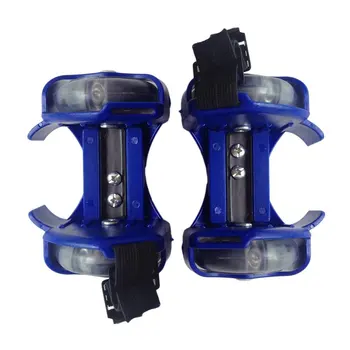 

3-Colors Light Flashing Roller Small Whirlwind Pulley Adjustable Simply Roller Skating Shoes with Dual Wheels light wholesale