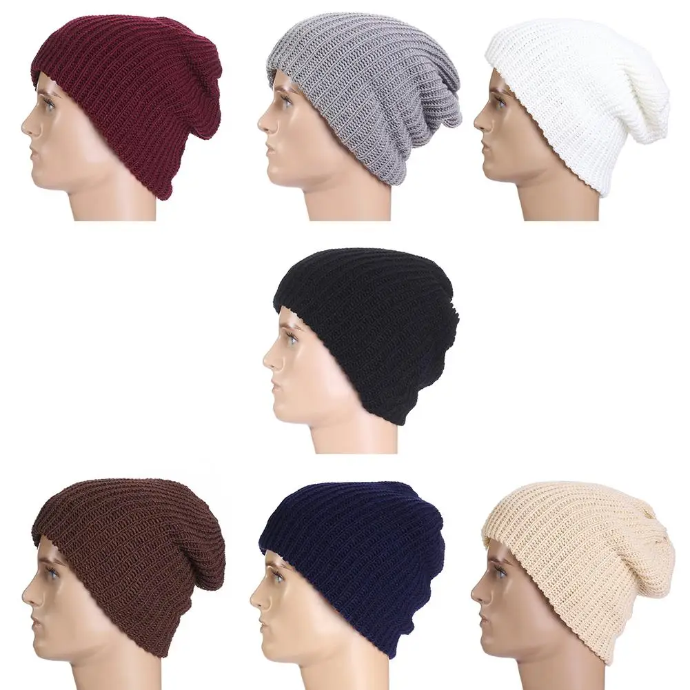 Women's Winter Knit Cap Men's Knit Cap Street Dance Cap Hat Knitted Woolen Hat Autumn Winter Outdoor Knit Cap Street Dance Head