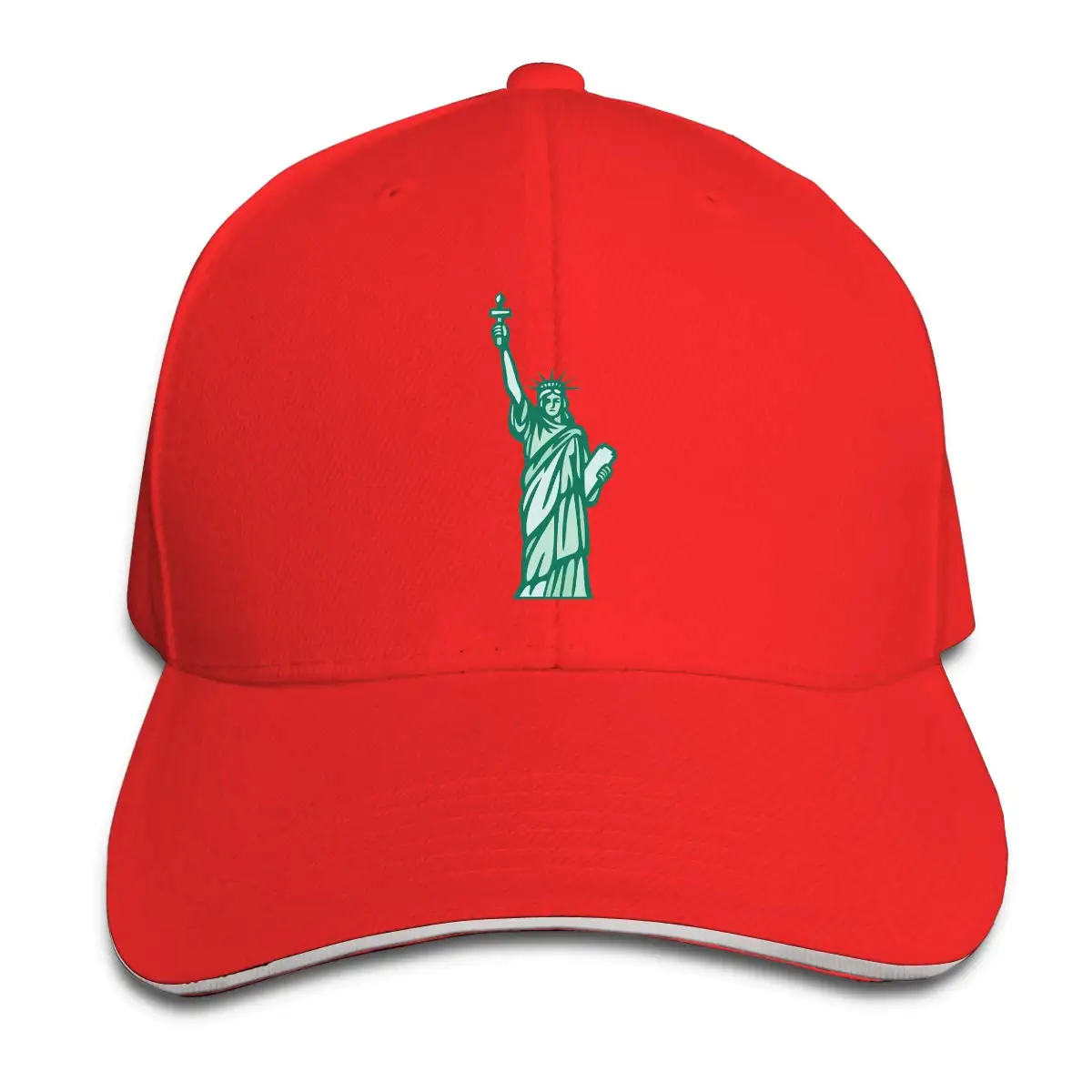 Status of Liberty, унисекс, бейсболка, Классическая, на липучке, регулируемая, остроконечная, сэндвич, Кепка водителя грузовика