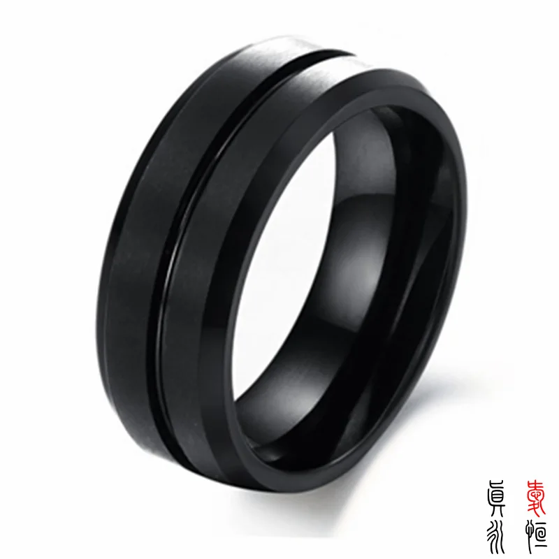 

Korean-style Accessories Men Ring Korean-style Fashion Jewelry Tungsten Ring