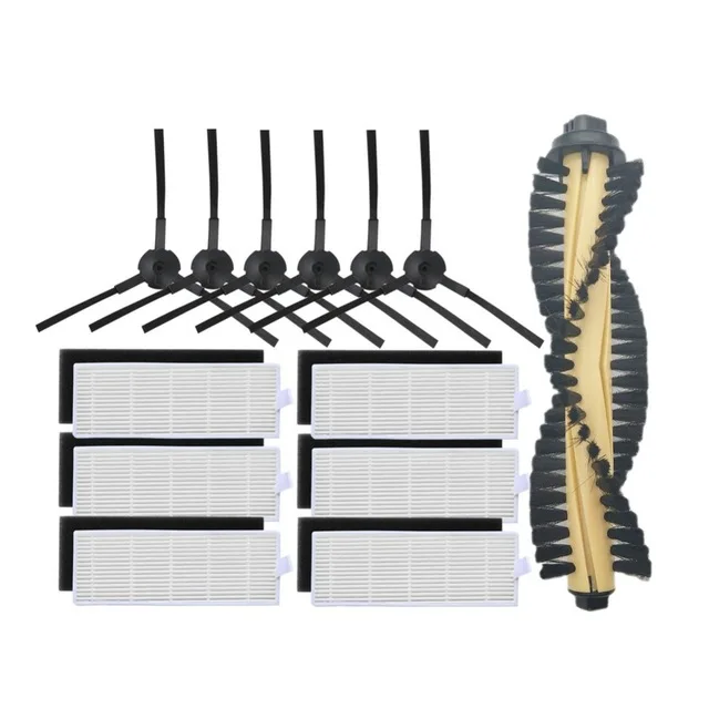 iLife A40 A4S Polaris PVCR 0826 0726W Amibot Spirit ICE H2O Smart Robot Gutrend Style 220 Main Side Brush Hepa Filter Mops Parts Set 8