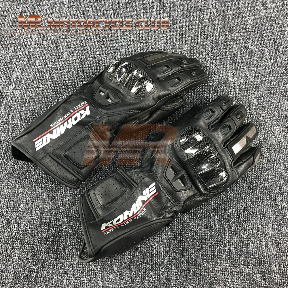 Guantes de motocross resistentes al desgaste de la pantalla tartil de cuero para motocicleta de verano GK-198