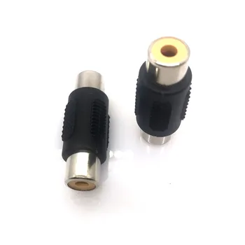 

2Pcs 5Pcs RCA Female to RCA Female Audio Video Cable Jack Plug Adapter Connector Stereo Audio Horn Plug Channel Dual