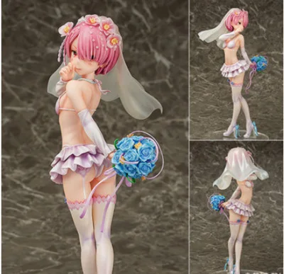 

Anime Zero-Based a Different World Life Ram Wedding Dress Ver Garage Kit Model