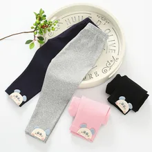 Г. Леггинсы с рисунком панды для маленьких девочек; весенние штаны;