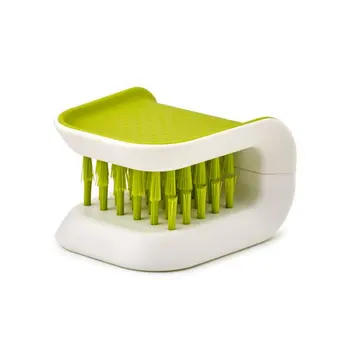 

Kitchen utensils chopsticks cleaning utensils double sides knife and fork cleaning brush U-shaped knife cleaning hand brush