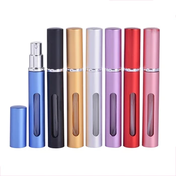 

5ml Mini Perfume Bottle Atomizer Refillable Empty Perfume Atomizer Metal Spray Scent Pump Tool or 5pcs Perfume Refill Tools