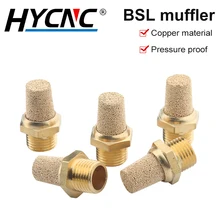 

BS Solenoid Valve Silencer Connector Pneumatic Parts Exhaust Noise Filter Air Silencer Pneumatic Connector Pagoda Flat Head