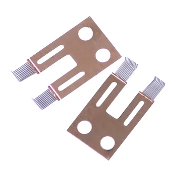 

DWCX 2Pcs Metal Gold Car Accelerator Pedal Steering Column Switch Angle Sensor Repair Kit Fit for BMW 7 E65 E66