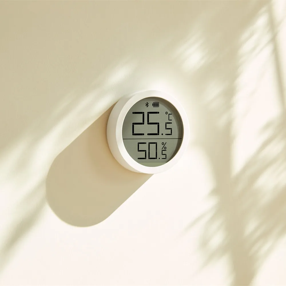 Smart Thermometer Qingping Digital BLE5.0 Thermometer & Hygrometer Monitor Lite Electronic LCD Screen Data Automatic Recording Mi home app