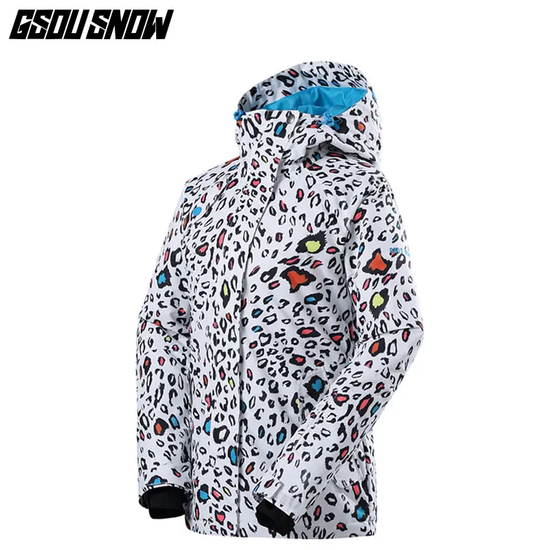 

GSOU SNOW snow board Jacket ski jacket women Skiing Coat Winter Warm Waterproof Outdoor Camping Female Coat Snowboard Clothing