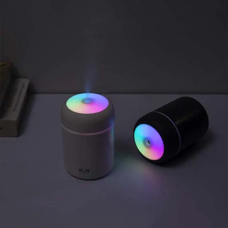 

300ml Home Car USB Air Humidifier Ultrasonic Aroma Essential Oil Diffuser Cool Mist Maker Aromatherapy With Colorful Lamp