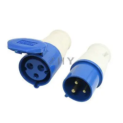 Пластиковый корпус AC 220-250V 2P+ E Poles 32A промышленная розетка SF-223