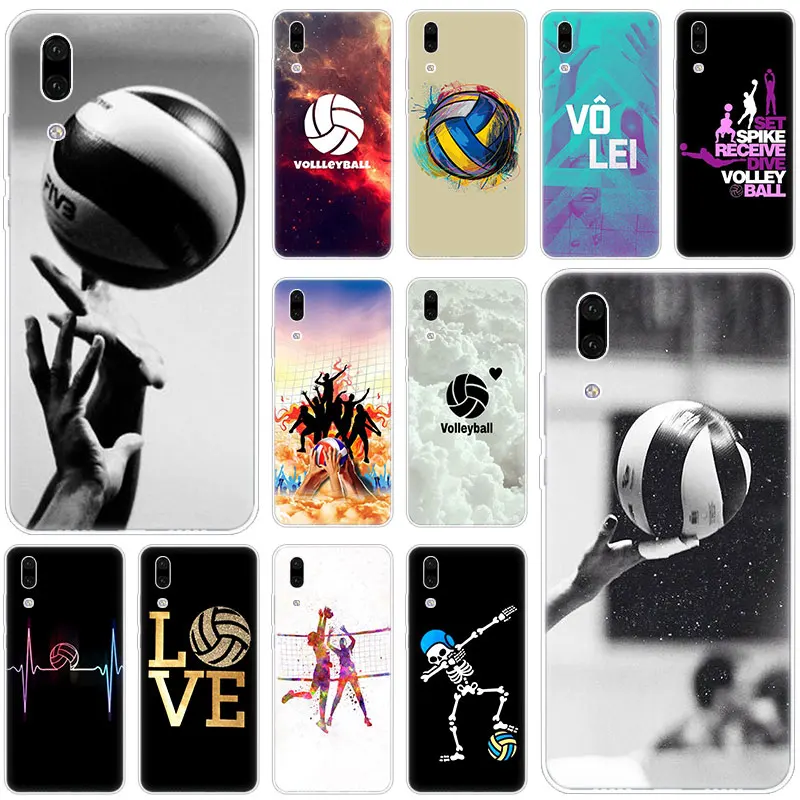 Hot Volleyball Sprot Soft Silicone Case for Huawei P30 P20 Pro P10 P9 P8 Lite 2017 P Smart Z Plus 2019 NOVA 3 3i 5i 5 5Pro Cover | Мобильные