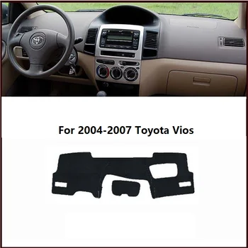 

For Vios 2004 2005 2006 2007 Car Styling Covers Dashmat Dash Mat Sun Shade Dashboard LDH RDH Drop Shipping Non-Slip Silicone
