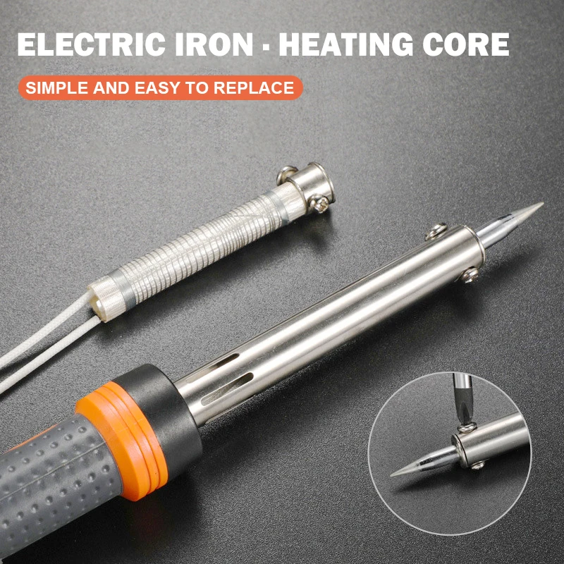 best soldering iron 1pcs Electric soldering iron 30W 40W 60W 80W 100W External Heating Soldering Iron Heater Core Heats Soldering Iron hot stapler plastic repair