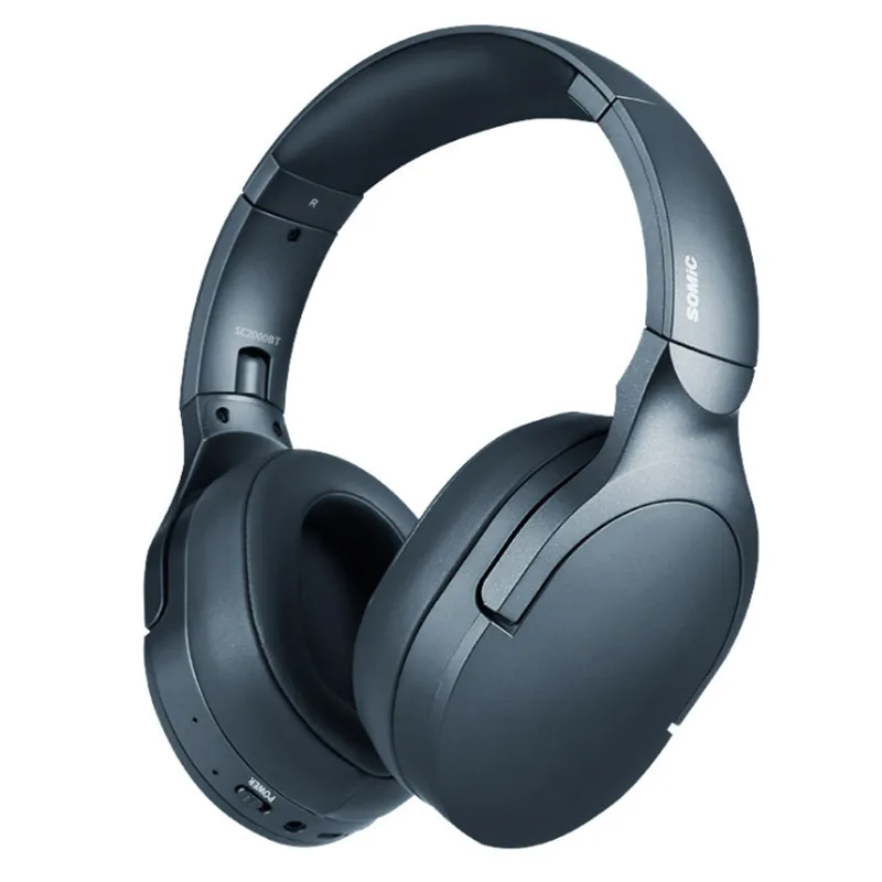 SOMiC SC2000BT bluetooth Gaming Headphone USB/3.5mm HIFI bluetooth 5.0 Headset Folding Stereo Bass