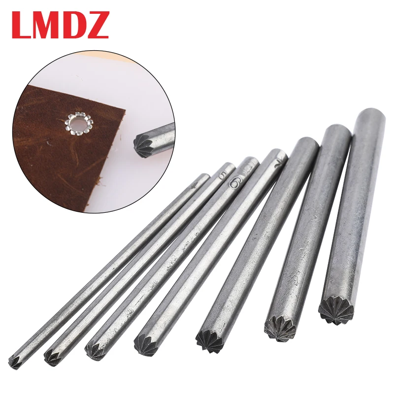

LMDZ 8PCS Metal Flowering Puncher Screw Eyelets Installation Tool Grommet Eyelets Button Puncher Mold Clothing & Accessories