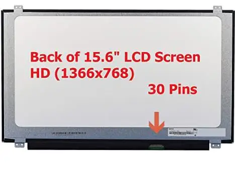 

15.6" HD 1366X768 WXGA Slim Laptop LED LCD Replacement Screen/ Panel Compatible with Innolux N156BGA-EA2