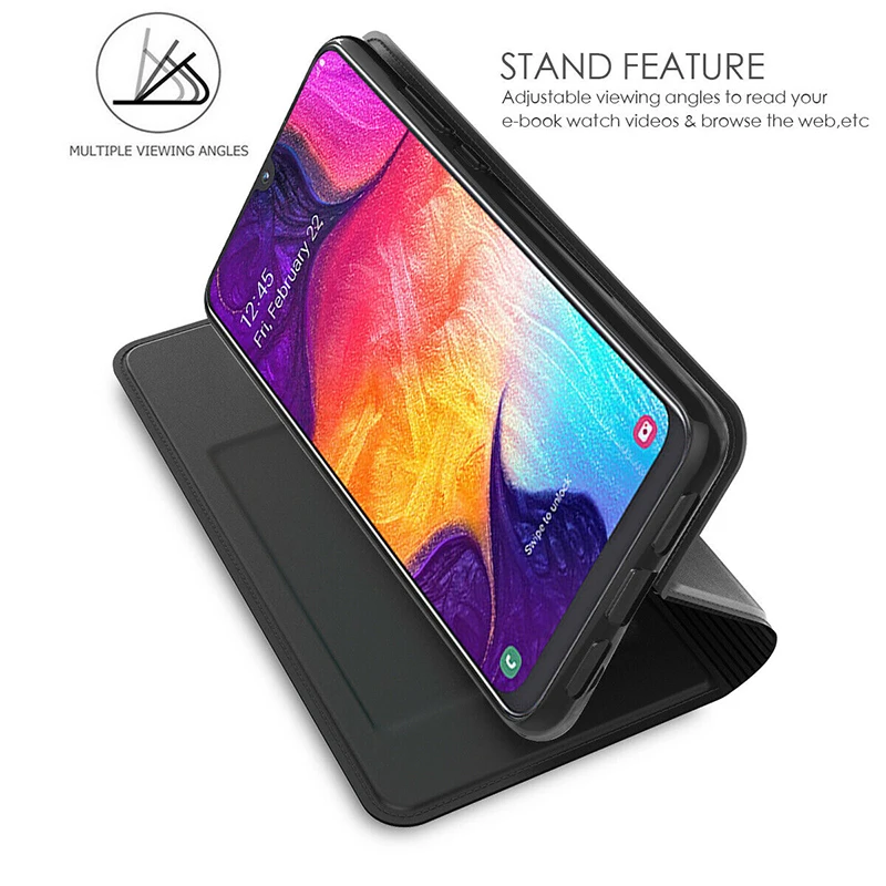 Магнитный кожаный чехол книжка с откидной крышкой для Samsung Galaxy A51 A71 S20 FE Ultra S10 Plus Note