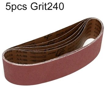 

5pcs 100 X 610mm Sanding Belt 40~320 Grit Abrasive Belts Sanding Polishing Tool