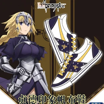 

Joan of Arc Cosplay Fate/Apocrypha Anime Canvas Shoes Unisex Casual Comfortable Girl Boy Anime Shoes Motion 39-44 Canvas Shoes