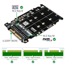 M.2 SSD в U.2 адаптер 2в1 M.2 NVMe и SATA-Bus NGFF SSD в PCI-e U.2 SFF-8639 адаптер PCIe M2 конвертер для настольных компьютеров M.2 SSD в U.2 адаптер 2в1 M.2 NVMe и SATA-Bus NGFF SSD в PCI-e U.2 SFF-8639 адаптер PCIe M2 конвертер для настольных компьютеров