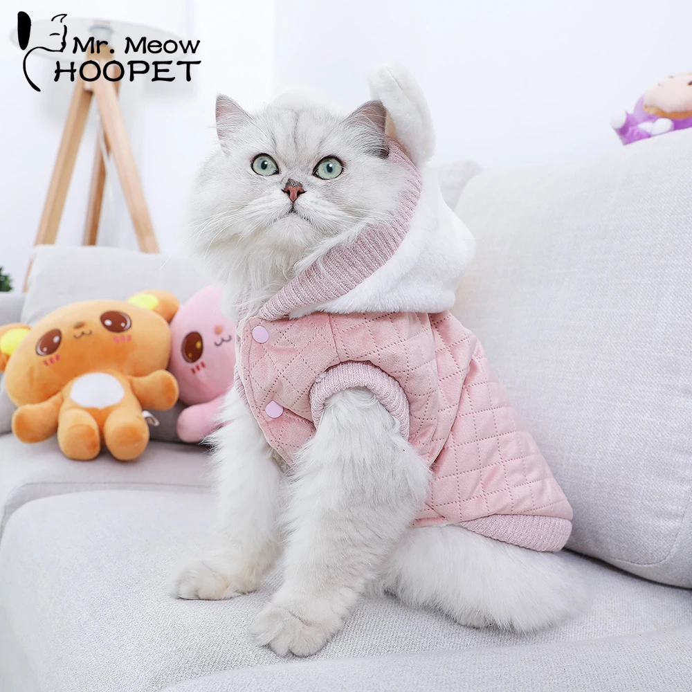 

Hoopet Pet Cat Clothes Dog Coat Teddy Suit Puppy Small Dog Character Dress Clothes for Cats