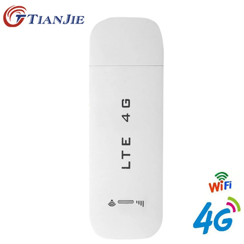 TianJie 4G 3G USB Wifi Router FDD Car 100Mbps Modem Mini Stick Date Card Mobile Hotspot Wireless WI-FI Dongle | Компьютеры и офис