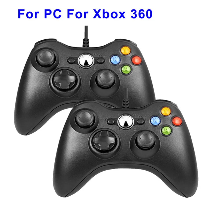 USB проводной Вибрационный геймпад джойстик для ПК контроллер Windows 7/8/10 Xbox 360 Joypad