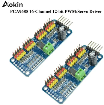 

PCA9685 16 Channel 12-Bit PWM Servo Motor Board Controller Driver IIC Module for for Arduino and Robot
