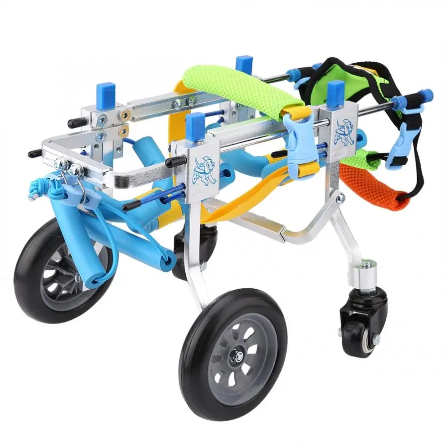 

Universal Pet Trainer Dog Training Cart Four Wheels Adjustable Dog Wheelchair Fore-Leg Rehabilitation Cart For Dog/Cat Care