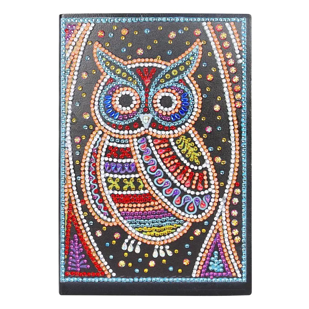 

DIY Cat Special Shaped Diamond Painting 50 Pages A5 Notebook Sketchbook Diary Book Diamond Cross Stitch Craft Gifts