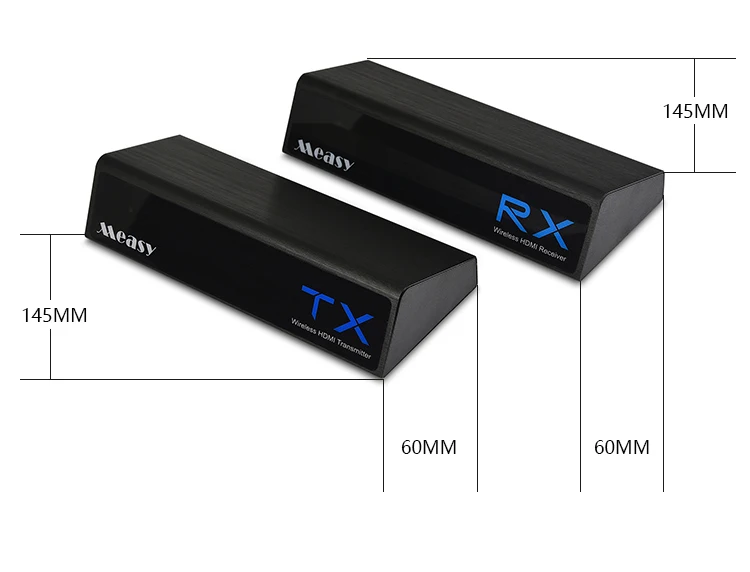 Measy беспроводной HDMI передатчик и приемник HDMI удлинитель до 30 м/100 футов поддержка 1080P 3D видео для проектора HDTV монитор
