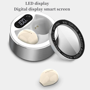 

Wireless Bluetooth 5.0 Headset Tws New Binaural Mini In-Ear Stereo Digital Display Bluetooth Headset