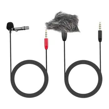 

microfone Lavalier Clip-On Universal Phone Pickup Microphone Compatible with Recording APP studio microphone 2019