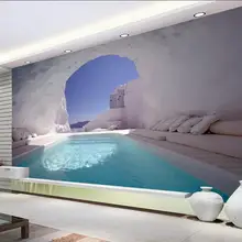 Beibehang пользовательские обои ледяная пещера бассейн ТВ фон стены украшения дома гостиная спальня Фреска 3d обои