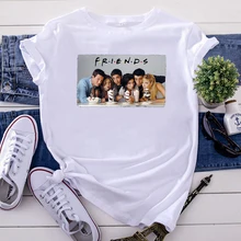 Best Price Funny Friends Picture Printing Cotton T-Shirt For Women'S Oversized Casual Women T Shirt Korean Style Trend Short Sleeve Top Best Price Funny Friends Picture Printing Cotton T-Shirt For Women'S Oversized Casual Women T Shirt Korean Style Trend Short Sleeve Top