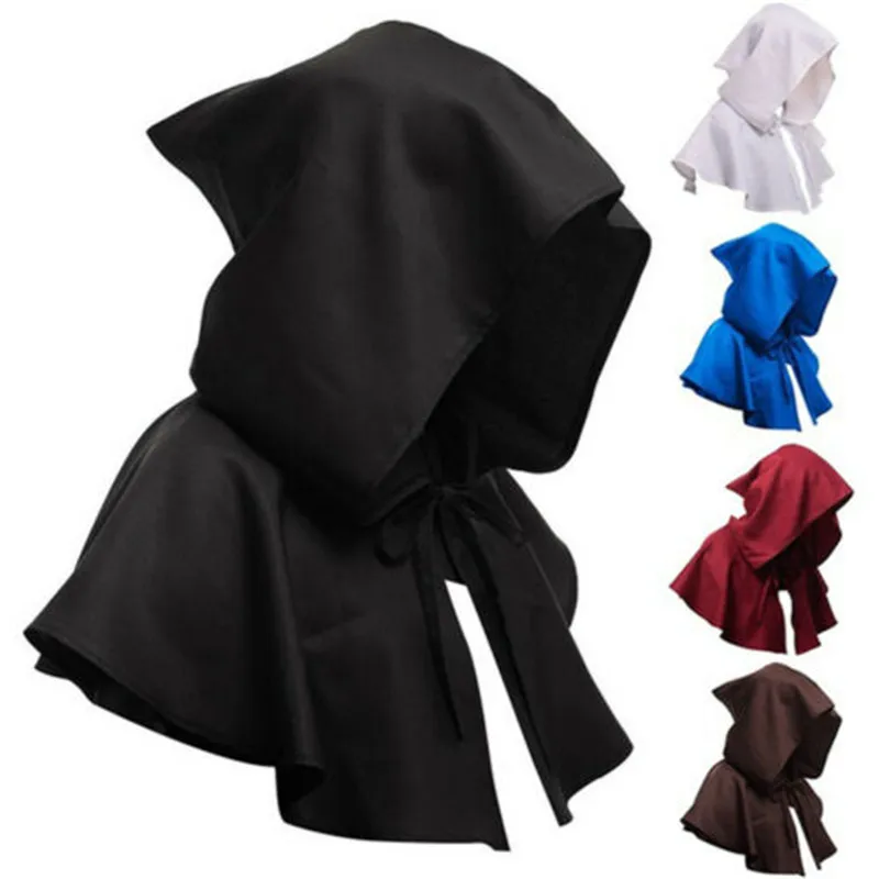 

Adults Hooded Cloak Gothic Cosplay Vampire Devil Capes Unisex Halloween Party Costume Medieval Witch Wizard Fancy Punk Cloak Hot
