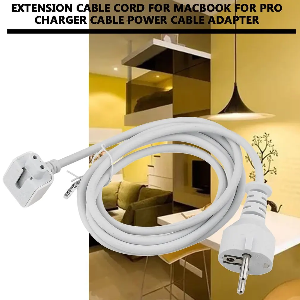 

1.8M Extension Cable Cord for Macbook for Pro Charger Cable Power Cable Adapter US/EU/AU Plug Stock ACEHE