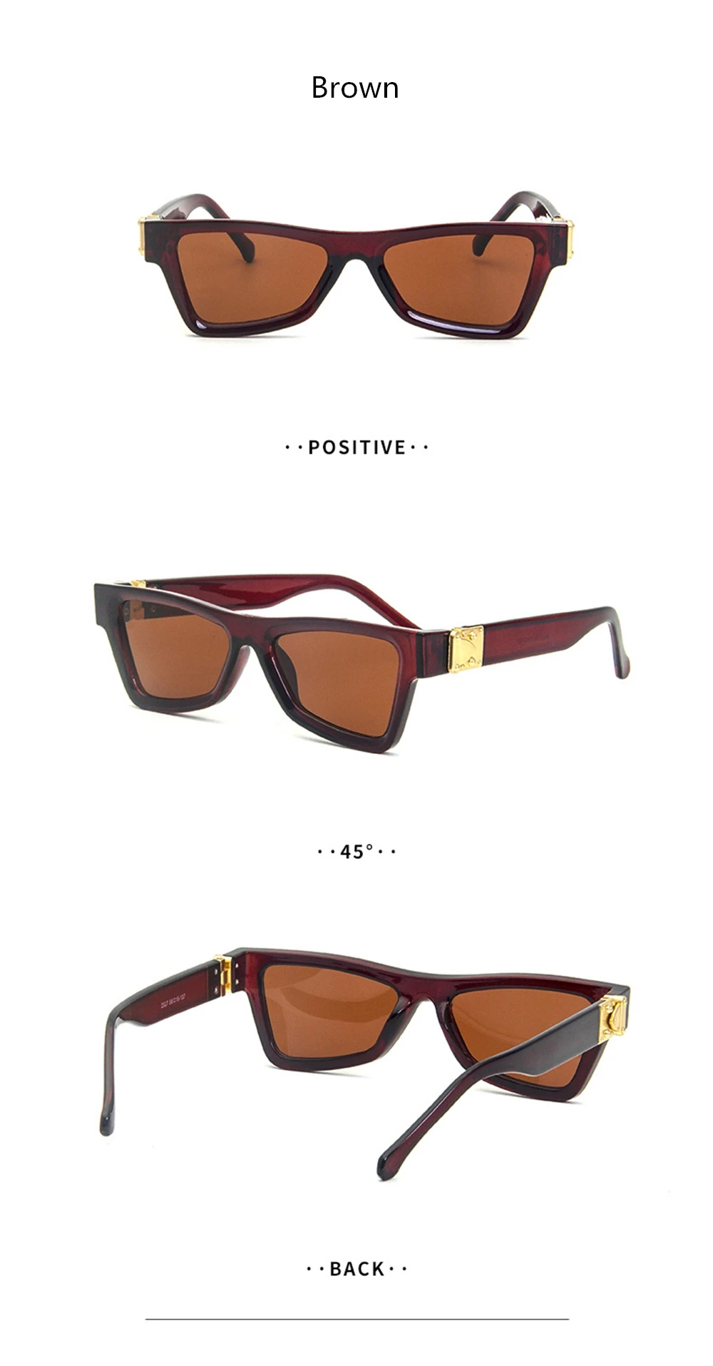 Новинка стимпанк модные квадратные солнцезащитные очки кошачий глаз мужские и женские знаменитые дизайнерские Роскошные Винтажные Солнцезащитные очки для вождения UV400