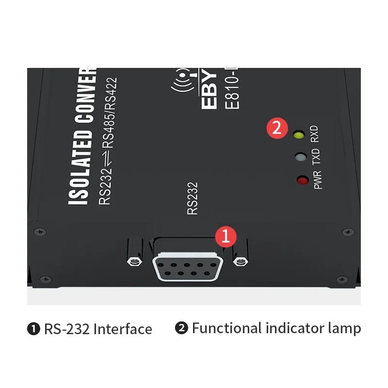 RS232 к RS485/RS422 двухстороннее прозрачное E810-DTU передачи(RS) длинные расстояния сервер порт конвертер Защита от напряжения