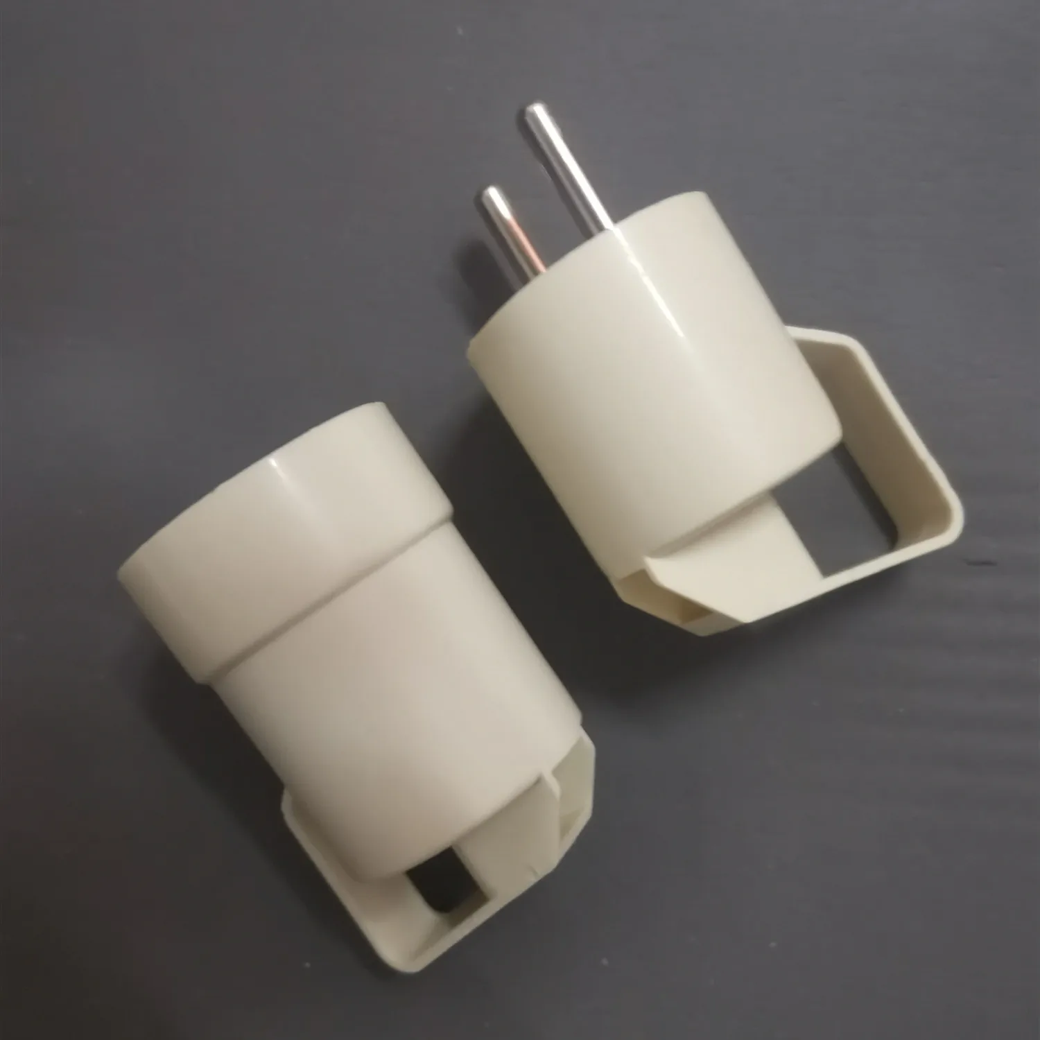 PVC 16A 250V EU assembly plug EU power cable male female detachable wiring plug power cable plug