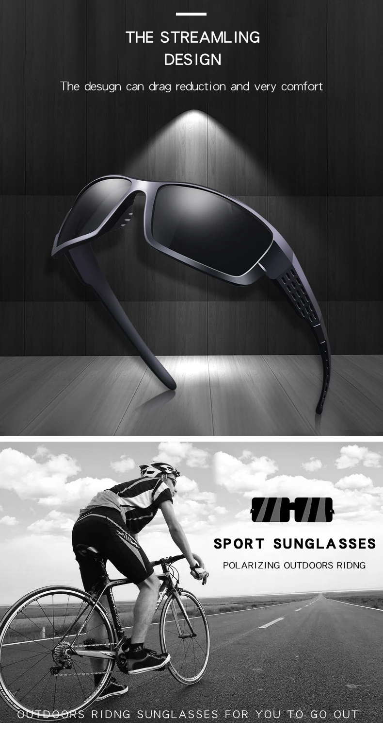Glitztxunk 2018 новый бренд черный спортивные солнцезащитные очки Для мужчин Для женщин спортивные sunglassesoutdoor вождения очки для рыбалки