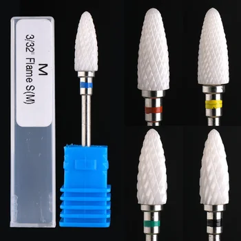 

18 Types Cutters for Manicure Ceramic Nail Drill Bits Electric Drill Machine Pedicure Nails Files Accessories Tool LATDC1-18