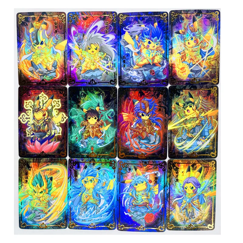 13pcs/set Saint Seiya Soul of Gold Toys Hobbies Hobby Collectibles Game  Collection Anime Cards