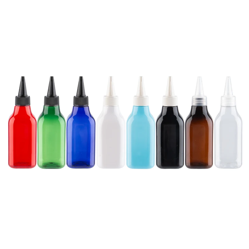 

200ml X 30 Jooray Lotion Plastic Container With Pointed Mouth Lid E Liquid Cosmetic Packaging Bottle Glue Container Twist Cap